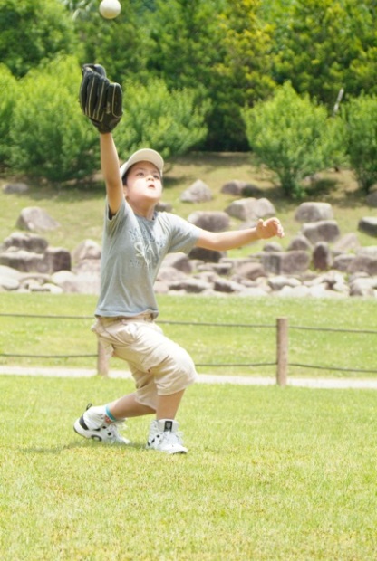 Yuuki Playing Baseball